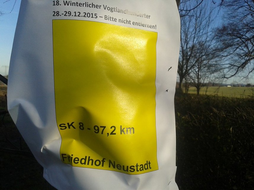 Abschluss der Wandersaison im Vogtland