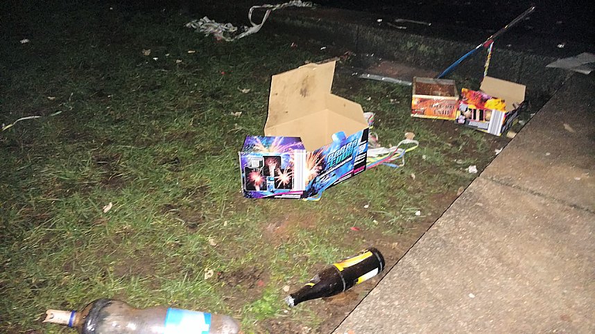 Bilder einer Nordh&auml;user Silvesternacht