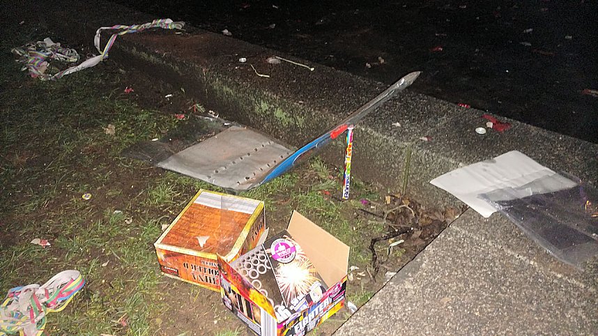 Bilder einer Nordh&auml;user Silvesternacht