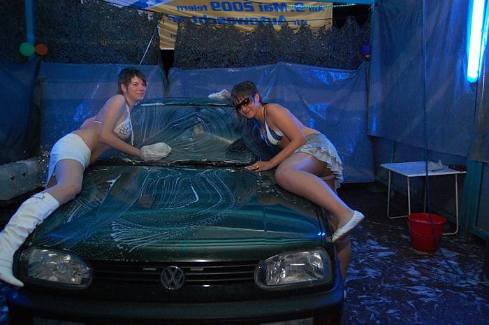 Sexy Autow&auml;sche Party 