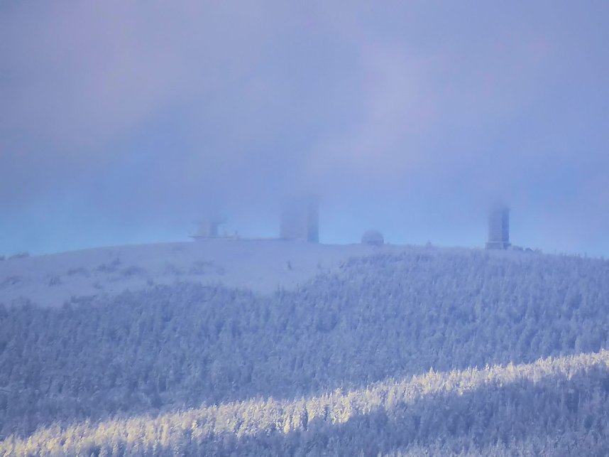 Eine Waldschneise bei Benneckenstein