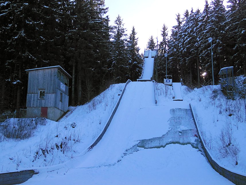 Eine Waldschneise bei Benneckenstein