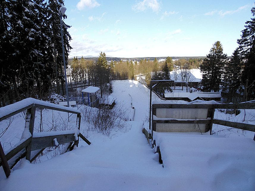 Eine Waldschneise bei Benneckenstein
