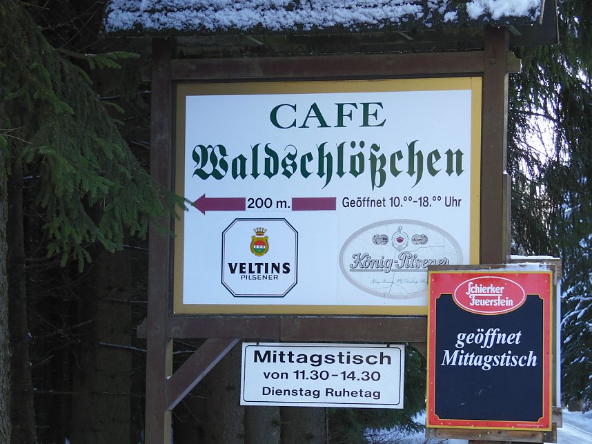 Eine Waldschneise bei Benneckenstein