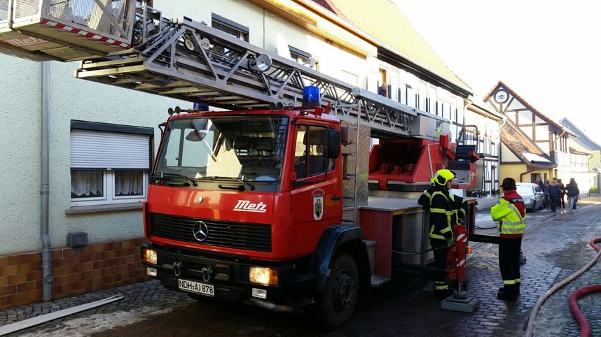 Garagenbrand in Heringen