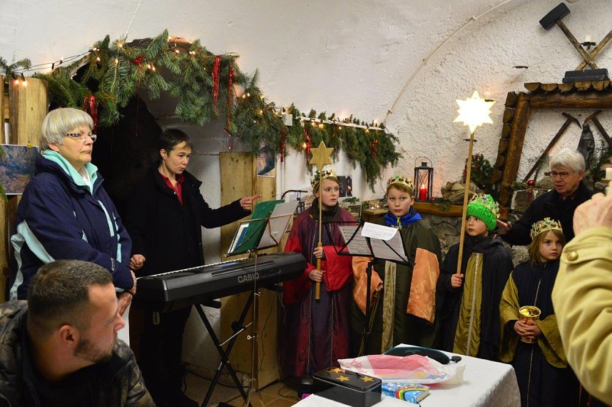 Sternsinger unter Tage