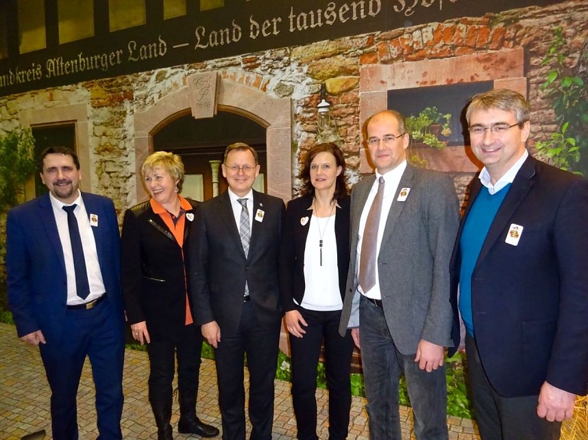 Landrat bei Er&ouml;ffnung der Gr&uuml;nen Woche dabei