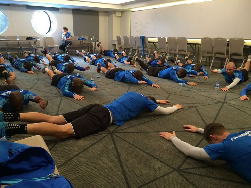 Wacker im Trainingslager - Tag 1