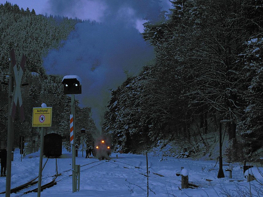 Besuch an der Eisfelder Talm&uuml;hle