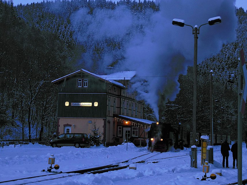 Besuch an der Eisfelder Talm&uuml;hle