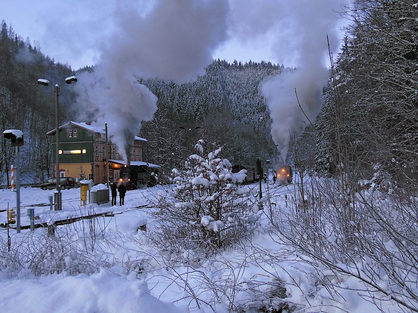 Besuch an der Eisfelder Talm&uuml;hle