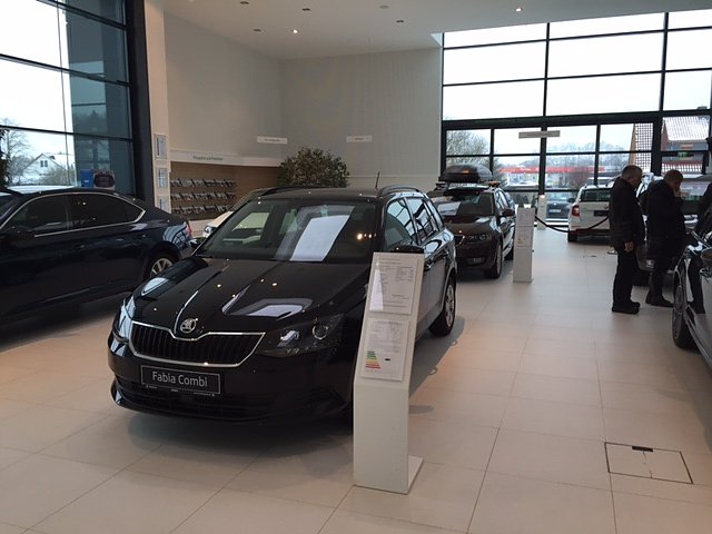Skoda-Buffet in der Autowelt