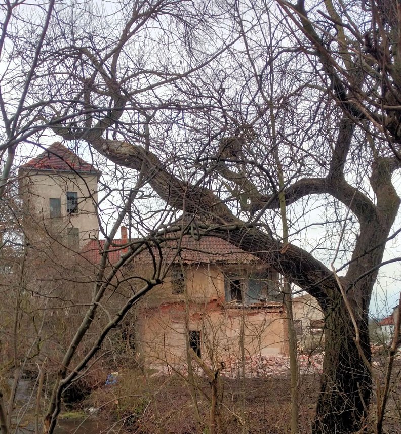Abrissarbeiten auf dem Drei-Streif-Gel&auml;nde
