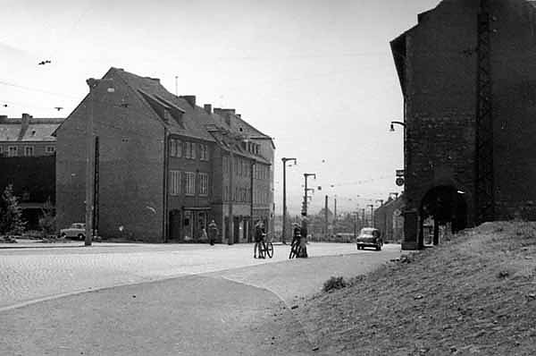 Blick auf den Kornmarkt 1965