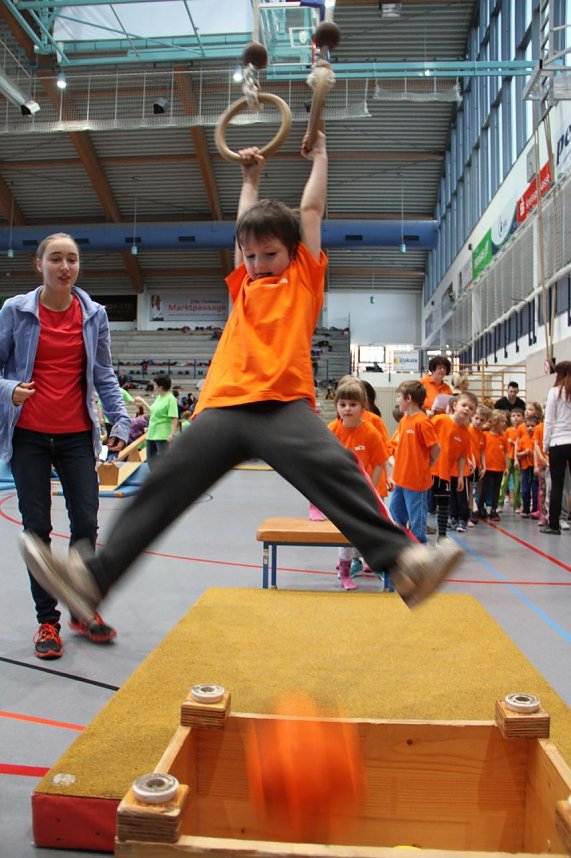 14. Kindergartensporttag in der Wiedigsburghalle