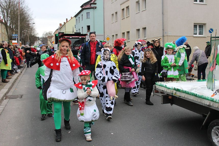 N&auml;rrinnen und Narren trotzen Wetter (1)