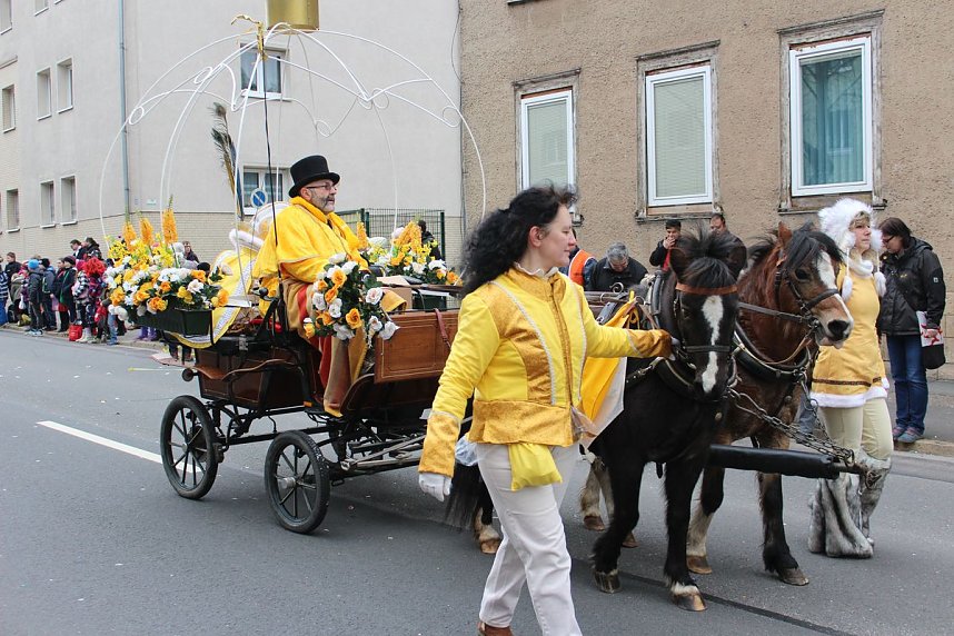 N&auml;rrinnen und Narren trotzen Wetter (1)