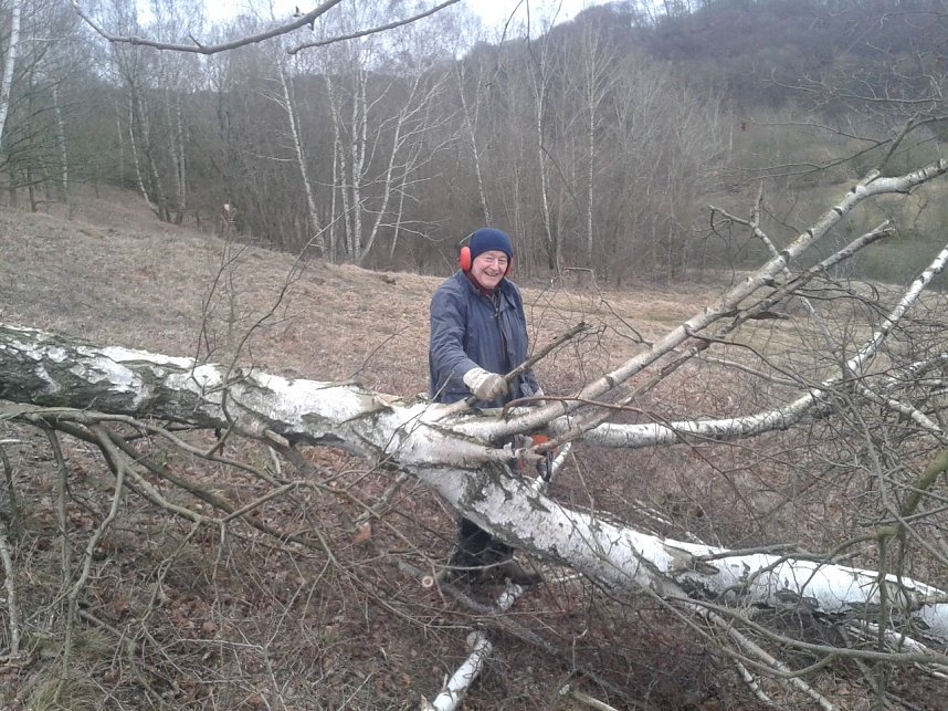 Viel zu tun - der BUND war am Wochenende wieder in der R&uuml;digsdorfer Schweiz im Einsatz