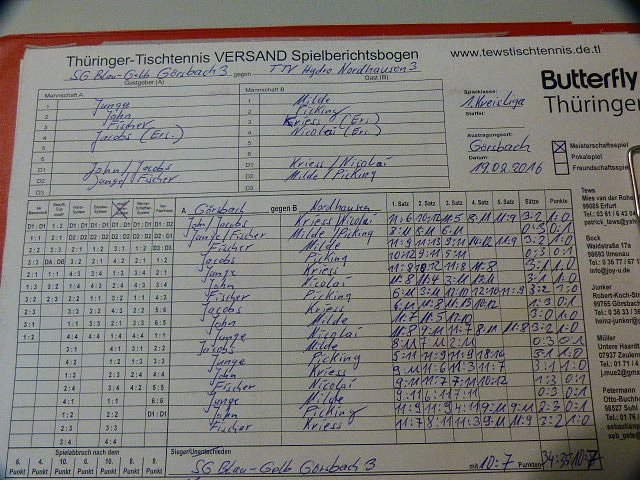 Pure Dramatik im Tischtennis