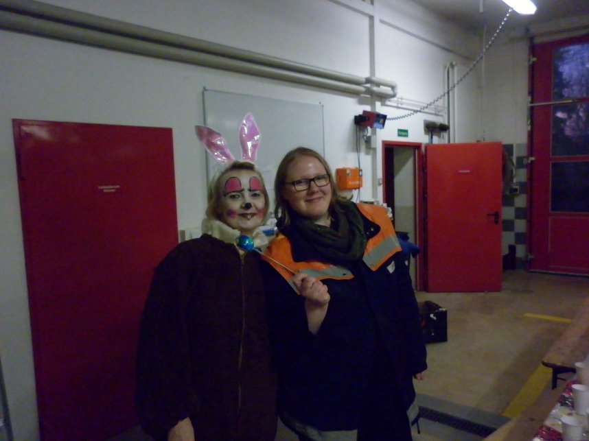 Blick in die Osterhasenwerkstatt