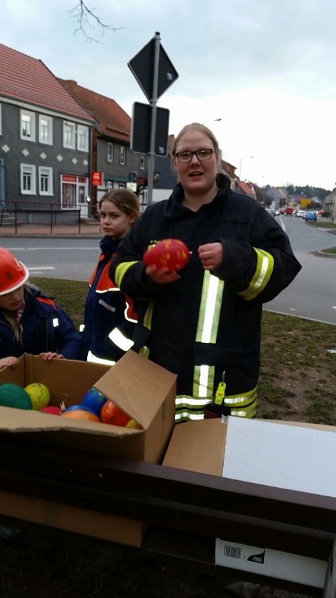 Osterbaum in Niedersachswerfen gescm&uuml;ckt