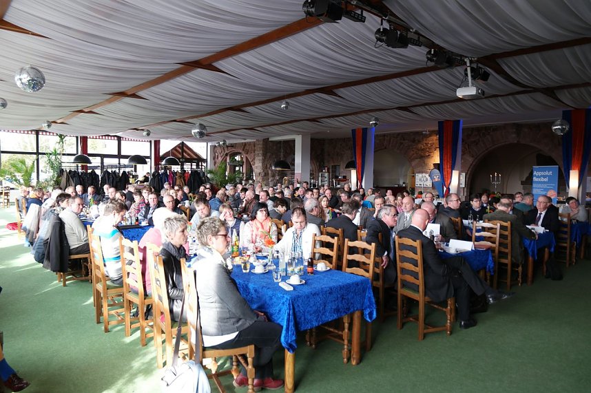 Landwirtschaftsfr&uuml;hst&uuml;ck: Blick auf das Auditorium