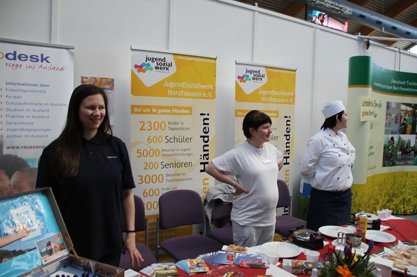 Gut besucht - das 18. Forum Berufsstart in der Nordh&auml;user Wiedigsburghalle