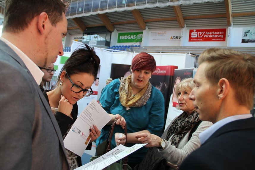 Gut besucht - das 18. Forum Berufsstart in der Nordh&auml;user Wiedigsburghalle