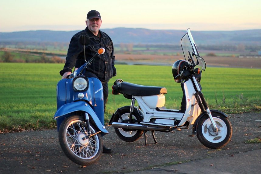 Alte Zweir&auml;der in Glanz