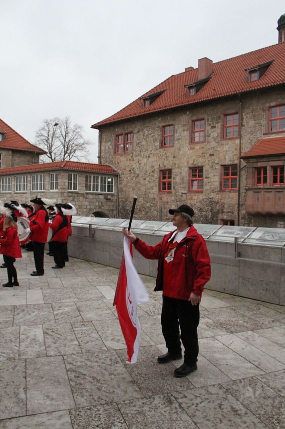Der Fanfarenzug der Ruhrlandb&uuml;hne Bochum 1959 wird heute bei den Bundesliga Boxern f&uuml;r Stimmung sorgen