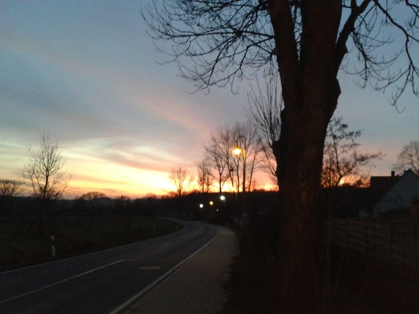 Sonnenuntergang im S&uuml;dharz