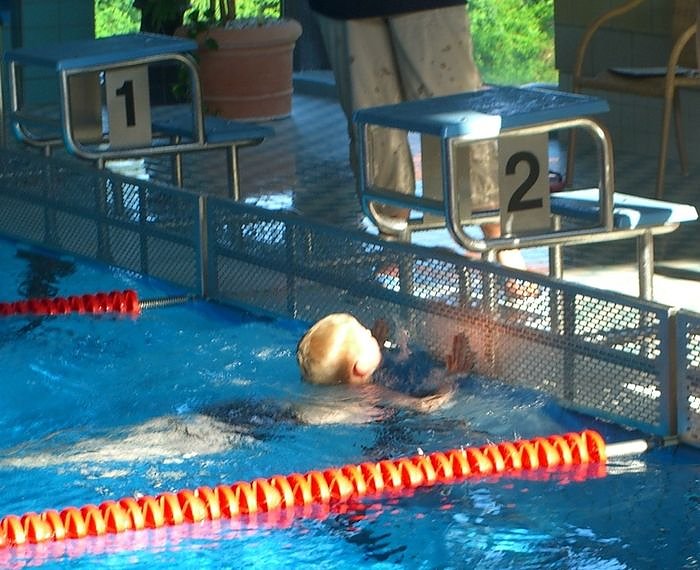 Um die Wette geschwommen