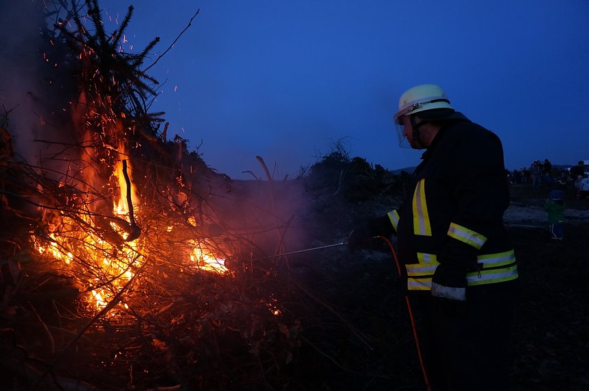 Osterfeuer in Osterode