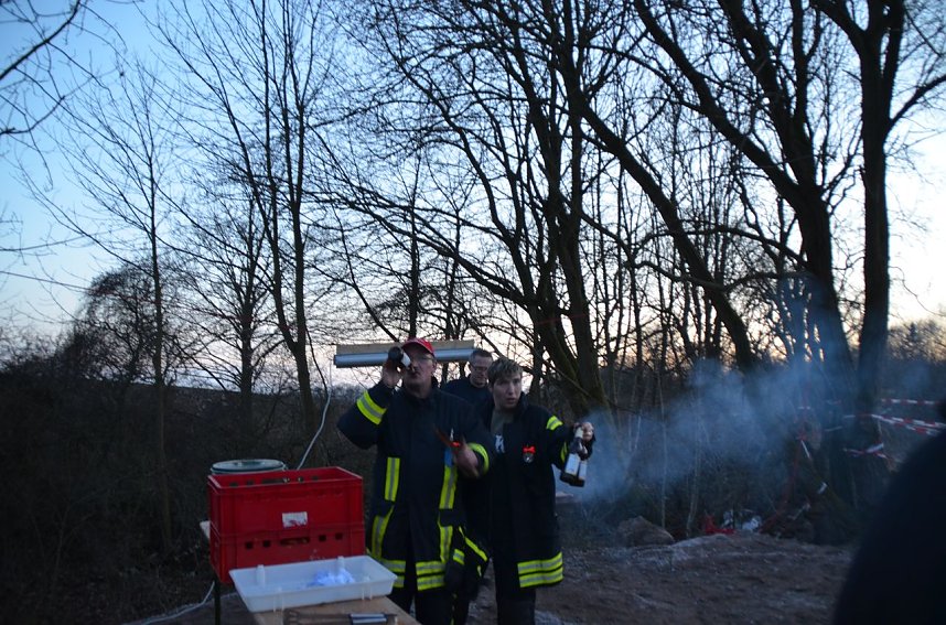 Osterfeuer in Buchholz