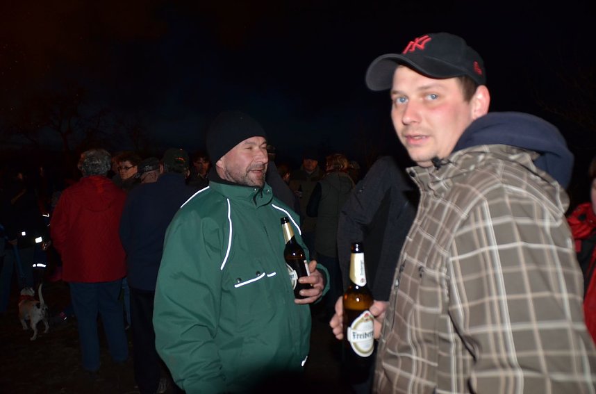 Osterfeuer in Buchholz