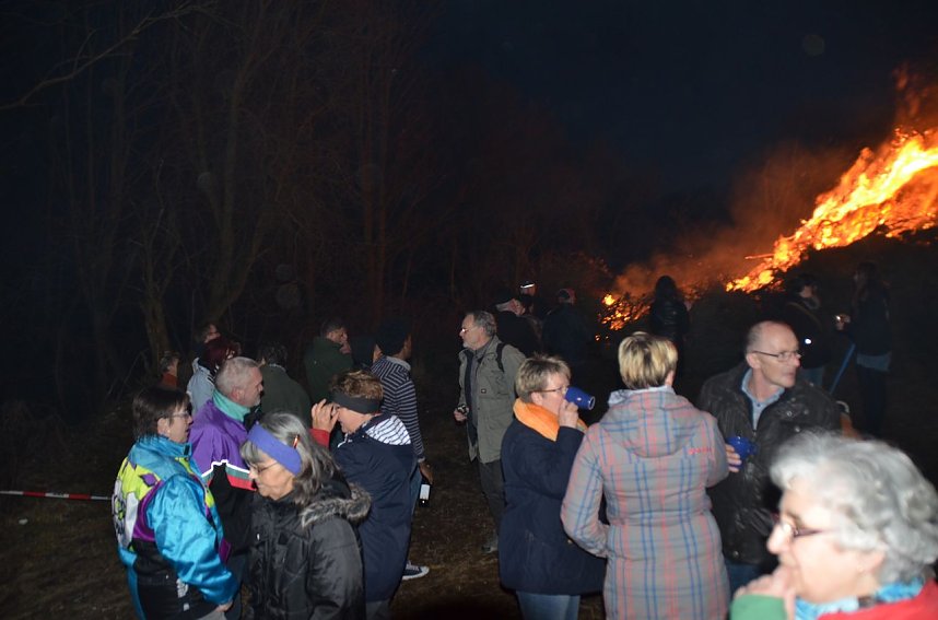 Osterfeuer in Buchholz