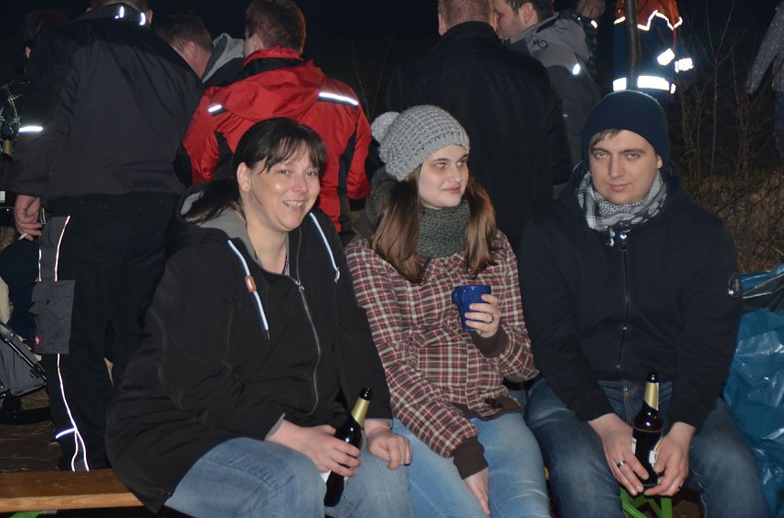 Osterfeuer in Buchholz