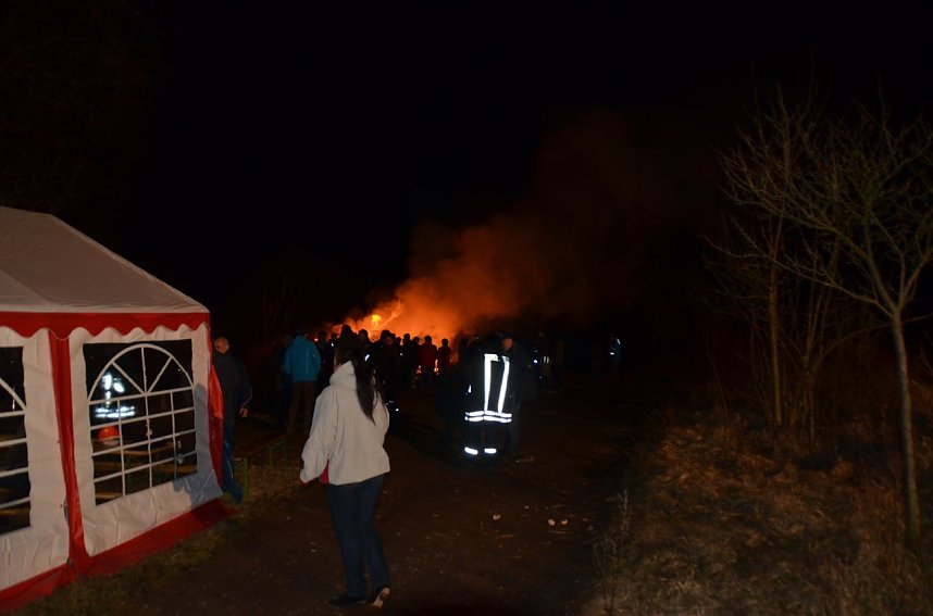 Osterfeuer in Buchholz
