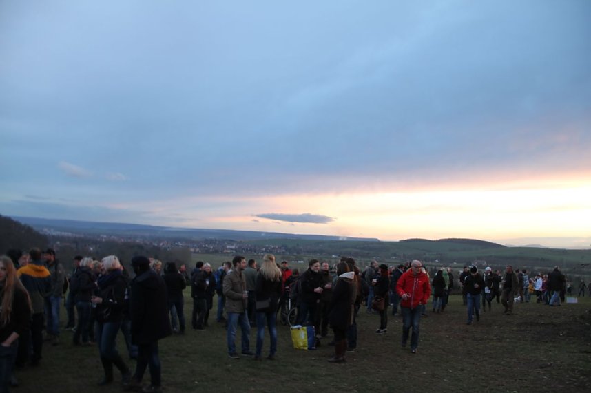 Osterfeuer &uuml;ber Krimderode 2016
