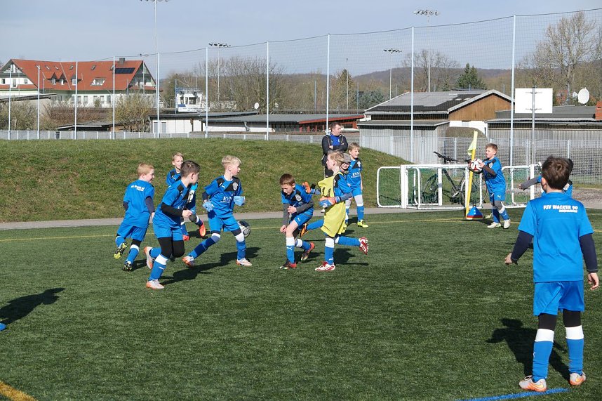 Das Fu&szlig;ball-Ferien-Camp hat begonnen