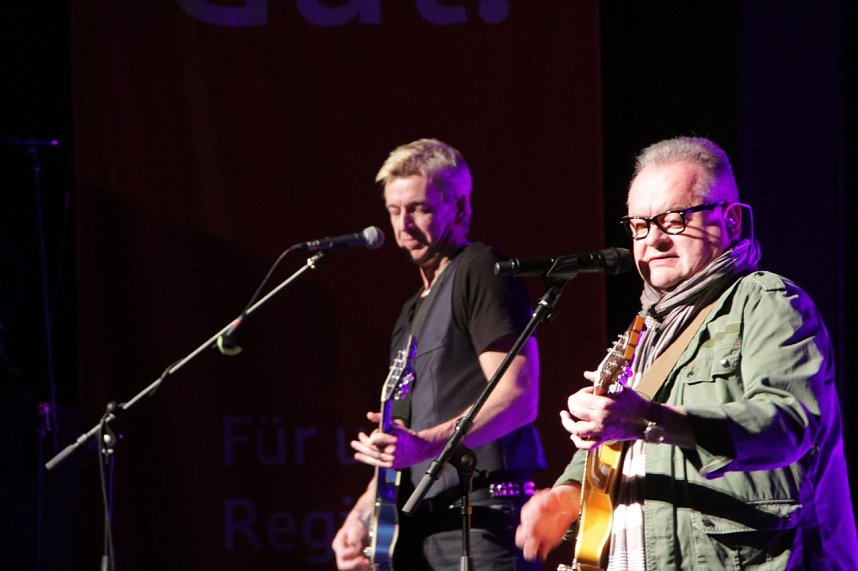 Zu ihrem 175. Geburtstag lud die Kreissparkasse am Freitag Abend zum Benefizkonzert mit Heinz Rudolf Kunze