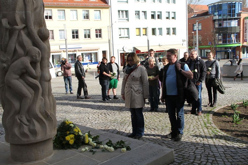 Gedenkveranstaltung zu 71. Jahren Bombardierung Nordhausens