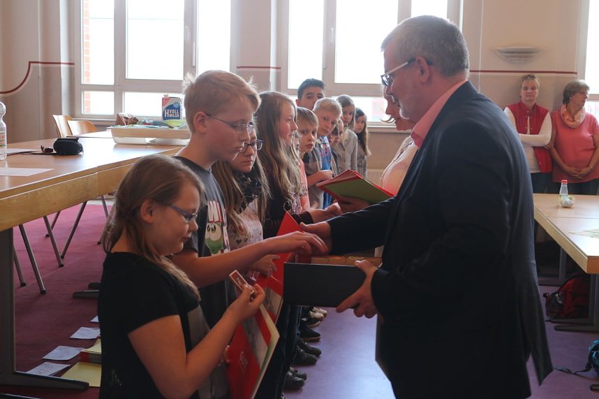 Die besten Zahlenakrobaten aus den Regelschulen des Nordh&auml;user Kreises