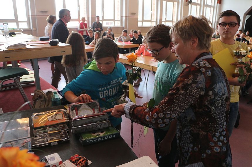 Die besten Zahlenakrobaten aus den Regelschulen des Nordh&auml;user Kreises