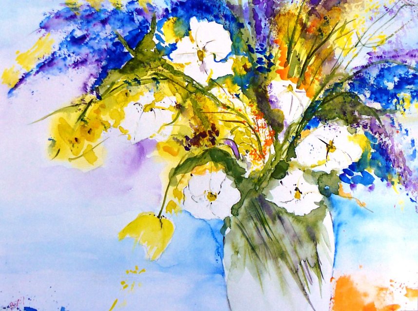 In Ellrich zu sehen: Aquarelle von Frau Dr. Scholz