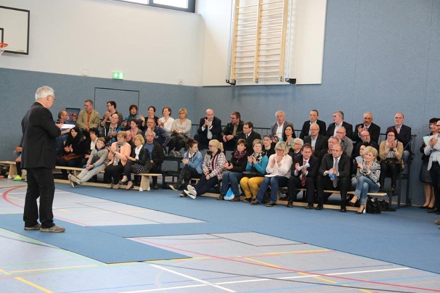 In Ellrich wurde heute die neue Mehrzweckhalle nach gut einem Jahr Bauzeit er&ouml;ffnet