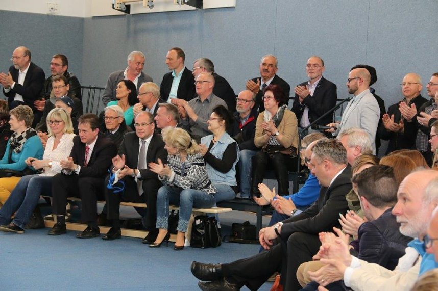 In Ellrich wurde heute die neue Mehrzweckhalle nach gut einem Jahr Bauzeit er&ouml;ffnet