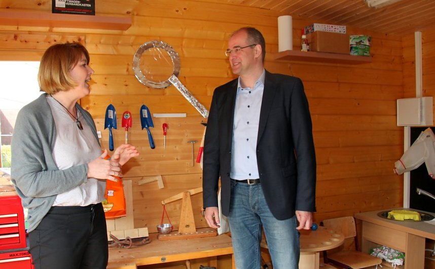 Landrat vor Ort - Matthias Jendricke besuchte heute Werther