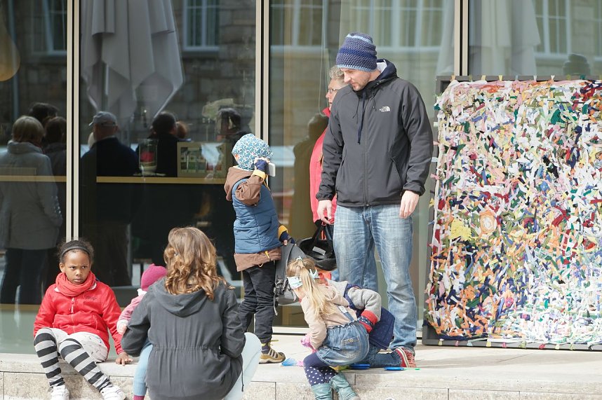 Begegnungsbrunch auf der Leseterrasse