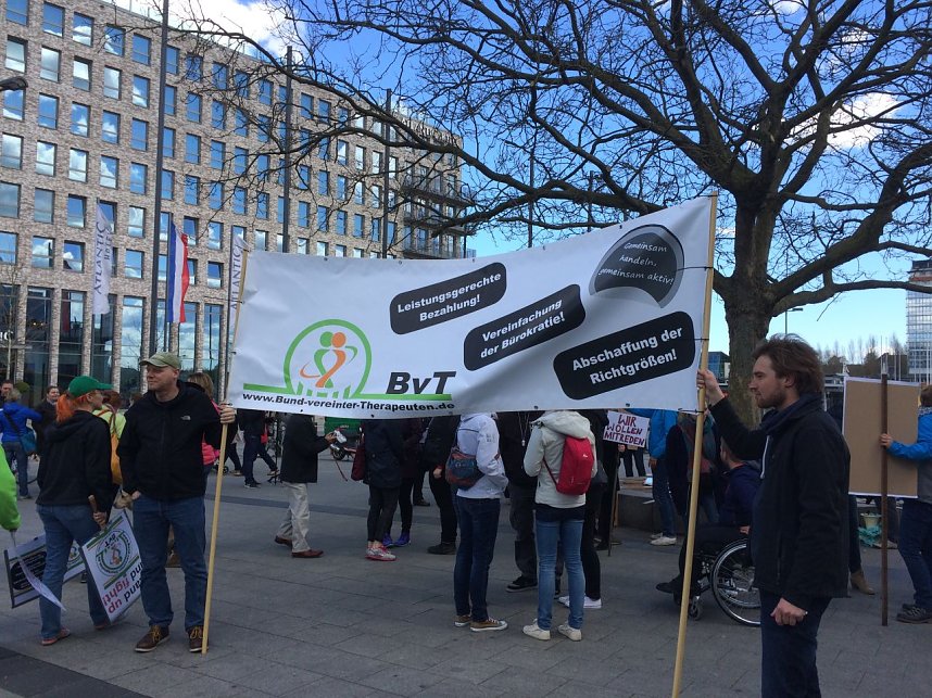 In Kiel demonstriert